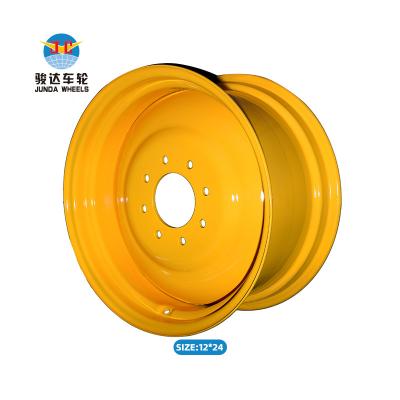 China Professional Tractor Manufacture Agricultural Machinery WHEEL Wheel Alloy Wheel Tractor For Agriculture 12*24 Rim for sale