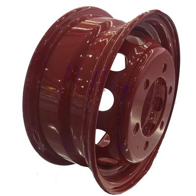 China China factory wholesale bus steel rim 16X5.5 car touring high quality steel wheel new design for sale