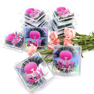 China Free Sample Crisscross 3d Mink Eyelashes With Private Label 5d 25mm lashes eyelash wholesale seller customized boxes for sale