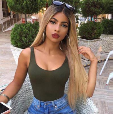 China As Image Honey Wig Colored Synthetic Wigs Indian Remy Long Hight Quality Long Silk Straight Hair Wig Top Seller for sale