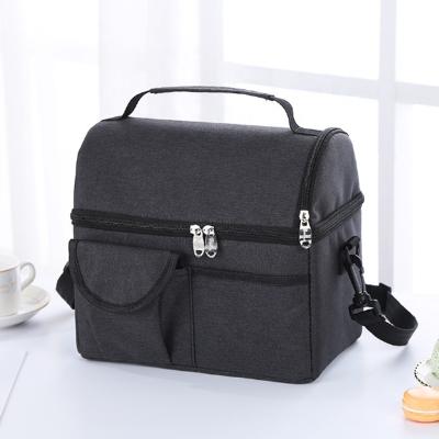 China Clooer Waterproof Multifunctional Box Picnic Double Deck Lunch Tote Food Insulation Bag Thermal Insulation Bag Waterproof for sale