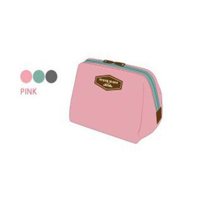 China Wholesale Large Capacity Cotton Cosmetic Travel Cloth Portable Makeup Coin Purse Cosmetic Bag for sale