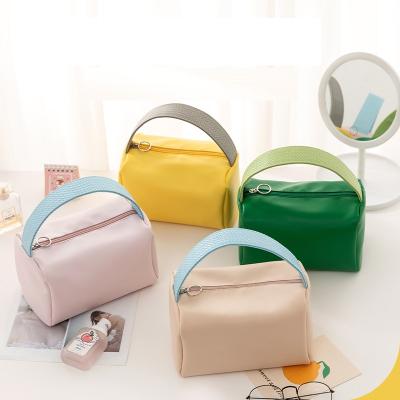 China Factory wholesale custom made leather cosmetic multifunctional toiletry bag waterproof bag large capacity for sale