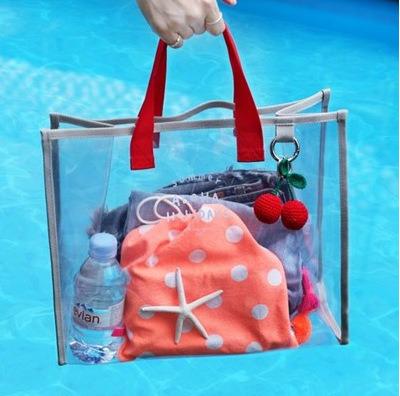 China Large Capacity Large Capacity Portable PVC Storage Travel Bag Portable Toiletry Shopping Kit for sale