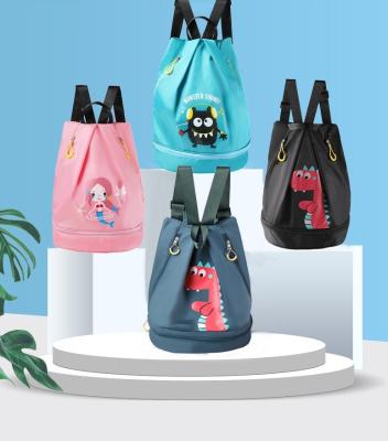 China Others 2023 New Design Warehouse Cartoon Waterproof Cute Beach Backpack Swimming Bag For Kids for sale