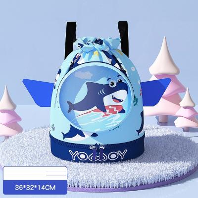 China Others Swimming Bag Children Dry Wet Separation Storage Waterproof Boys and Girls Sports Shape Portable Cute Cartoon Backpack for sale