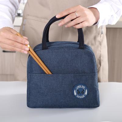 China Wholesale Large Capacity Handbag Waterproof Thickening Aluminum Foil Office Workers Pack Lunch Boxes Insulated Bag for sale