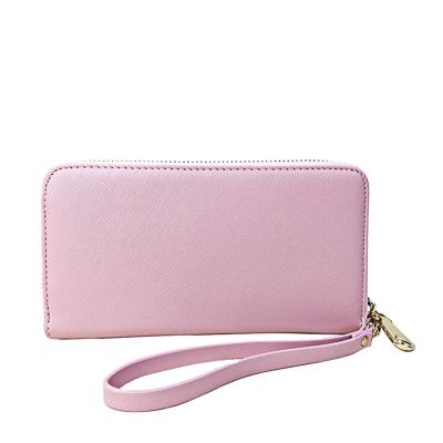 China Wholesale Fashionable RFID Leather Wallet Women Rfid Blocking Lady PU Leather Wallet Cheap Promotional Woman for sale