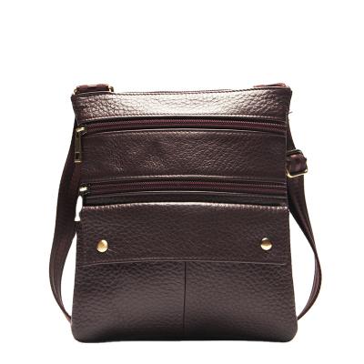 China 2021 Fashion High Quality Durable Men's Leather Laptop Bags Travel Shoulder Bag for sale