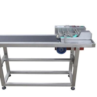 China Beverage Box Plastic Bag Paper Labeling Feeder Coding Adjustable Speed ​​Automatic Conveyor Paging Machine with Thermal Inkjet Printer for sale