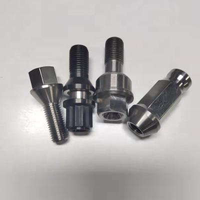 China Wholesale custom racing car suppliers china m12 m14 m16 wheel hub bolt and nut wheel lug lug titanium nuts for racing car for sale