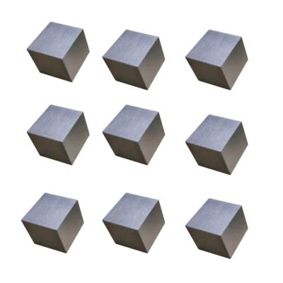 China W99.95% Aerospace Industry 1kg Tungsten Cube For Sale Supplier Wolfram Metal Block Cube for sale