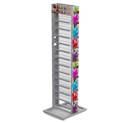 China Commercial Hot Sale Retail Shop Portable Nail Polish Rack Metal Display for sale