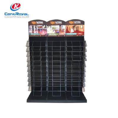 China Durable Metal Ceramic Tiles Manufacture Hanging Display Stand for sale