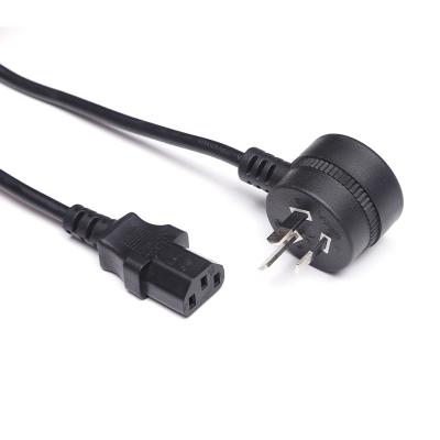 China Detachable Home Appliance Australia SAA Power Cord With Plug Piggyback Plug Australia New Zealand Extension Cord for sale