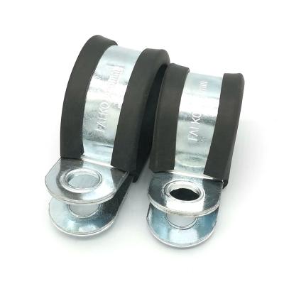 China W6 Healthcare Rubber Cushion R Clamps 20mm Reinforced Flexible Hose Clamps PP Hose Clamps for sale