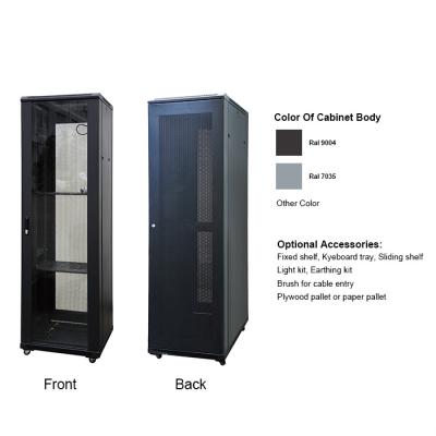 China Efficiently Brand KICO 42U 800x1000 Rack Data Entry Network Cabinet Telecommunication Cabinet for sale