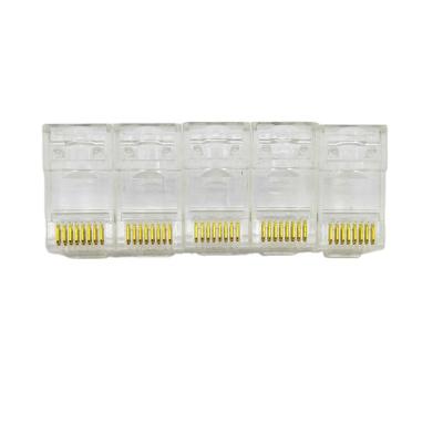 China audio & Video Cat6 Pass Through Split Type RJ45 Connector Plug for sale