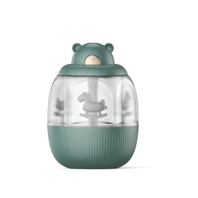 China Innovative Mini Portable Humidifiers Lightweight USB Night Light Desktop Ultrasonic Humidifier for sale