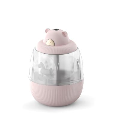 China 320ml Mini Room Atomizer Cute Led Light Luxury Wholesale Ultrasonic Air Humidifier Usb Air Home Humidifier for sale