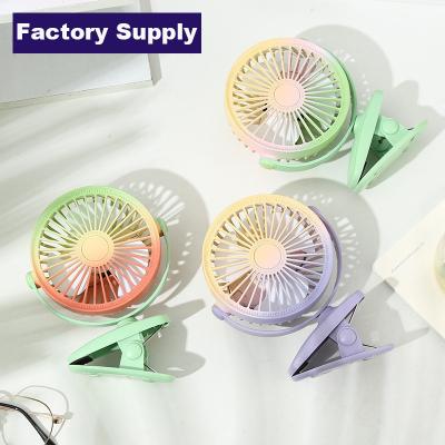 China Clip Fan Cooling USB Rechargeable Tabletop Clip Mini Electric Portable Air Fan for sale