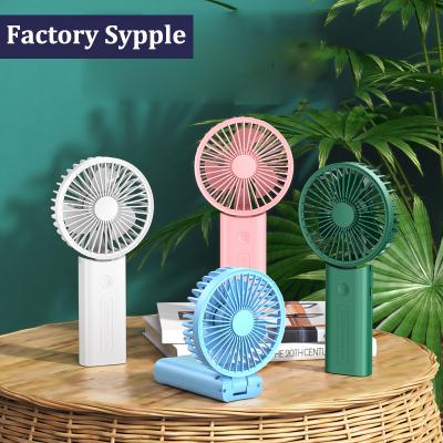 China Large Capacity Battery Can Be Folded Fan 3in1 Handheld Neck Folding Small Portable Hand Fans Mini USB Rechargeable Air Cooling Electric Fan for sale