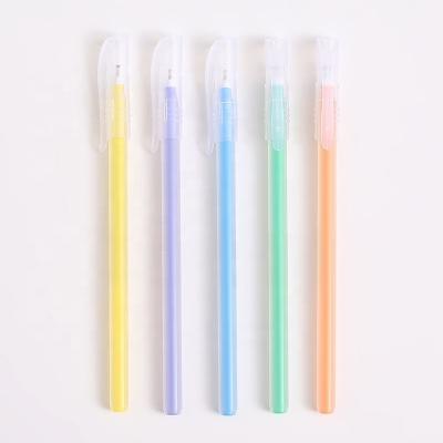 China Promotional Juice Color Pen Factory Direct Disposable Ballpoint Pen Customize Logo for sale