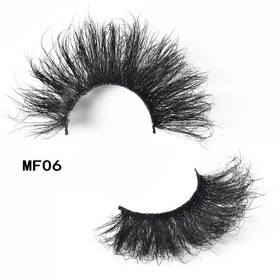 China Style 20 Mm 25mm Mink Lashes Gorgeous Fluffy Vendor With Custom Packaging for sale