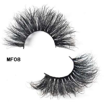 China Wholesale Gorgeous Cruelty Free 3d Mink Eyelash Real Style 25mm Eyelash 3d Mink Eyelash for sale