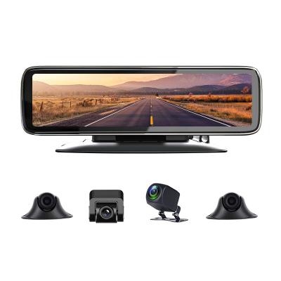 China 4 Cams Recording At The Same Time T66 4 CH Car DVR Truck Dash Camera Black Box Streaming Special VCR Night Vision 4 Slot Display Bracket for sale