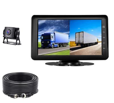 China HD1296P Recording GT7 Truck DVR Camera 7inch Screen with HD1296P Video Recording and 1:1 Split Display for sale