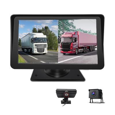 China AHD1080P Recording 7inch Dual Cams AHD1080P Truck DVR G-sensor Parking Loop Recording Support 128G Max Car Black Box Truck Camera for sale