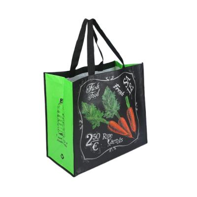 China Promotional Laminated Shopping Bag Handle Bag PP Custom Ultrasonic Recycling Non Woven Bag for sale