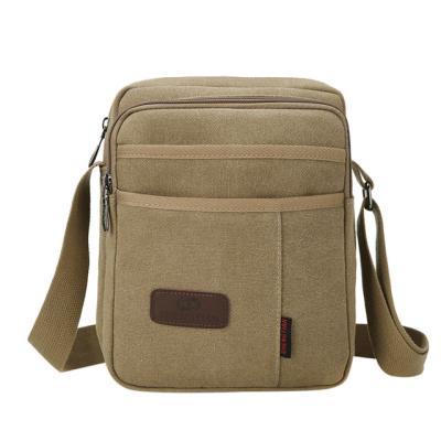 China New Fashion Handled Shoulder Bag Unisex Neutral Outdoor High Quality Messenger Bags Canvas Solid Color Shoulder Bag Sports for sale