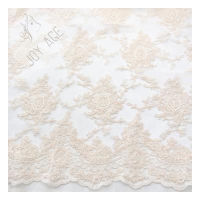 China Breathable manufacturers selling high quality products lace up fabric embroidery braided fabric rope embroidery fabric for sale