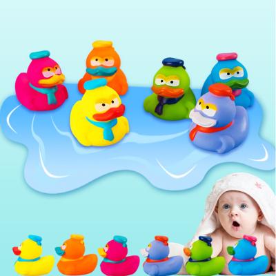 China LDD154 Summer Rubber Material Eco-friendly Beach Duck Bath Toys For Toddlers for sale