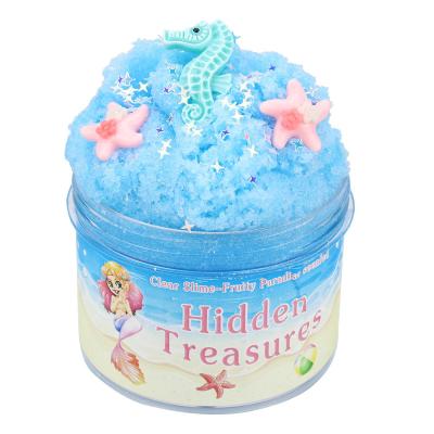 China Intellectual development Ocean cartoon Slime cotton mud drawing mud slime Amazon new color mud manufacturer direct 100ml slime maker for sale