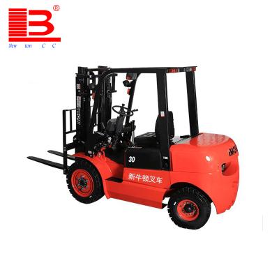 中国 NEW NEW TON Towmotor Diesel Forklift Truck 3 years Warranty Powered Pallet Truck 販売のため