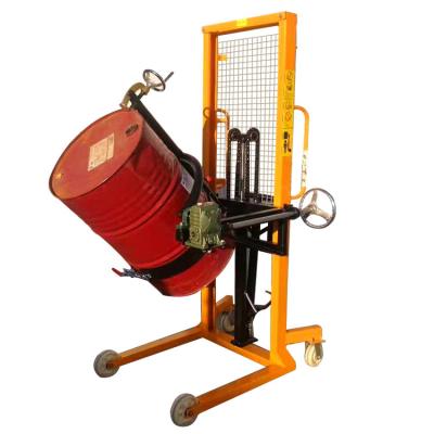 China 520kg Hydraulic Stacker Oil Drum Lifter 5 Years Warranty Video Technical Support en venta