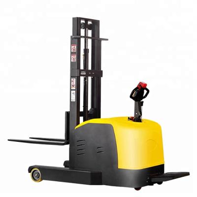 China 1250kg Top Rated Manual Hand Electric Stacker Forklift DC MOTOR Battery 24V/270AH 1500kg 2200mm 3500mm 202kw 500mm C/H Te koop