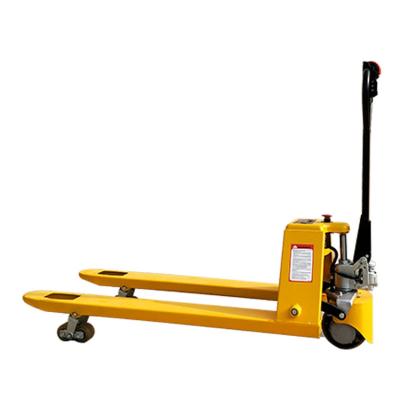 China Hand Hydraulic Trolley Semi Electric Pallet Truck  Automatic Pallet Jack for sale