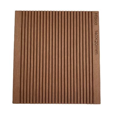 China Exterior Wpc Decking Wood Flooring Panel Solid Composite Wood Plastic Anti-UV Flooring for sale