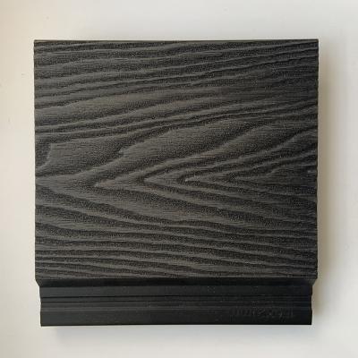 China High Quality And Low Price Wooden Exterior Panel Wall Plastic Composite WPC Composite Panel Anti-UV Cladding for sale