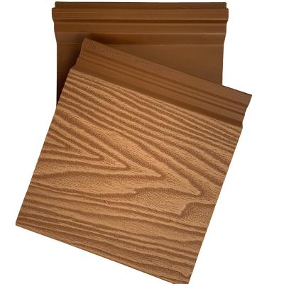 China WPC Anti-UV Moisture Proof Exterior Wall Panel Quickly install 3D Cladding Panel wpc exterior wall panel for sale