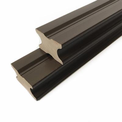 China Waterproof Wear-resistant Anti-slip Wood Flooring Keel Composite WPC Plastic Exterior Beam For Decking Installation for sale