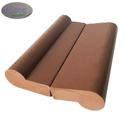 China Waterproof Wear Resistant Anti-Slip Wood Plastic Composite Slats Bench WPC Slat For Bench Park Leisure WPC Chair Table Wood Bench WPC for sale