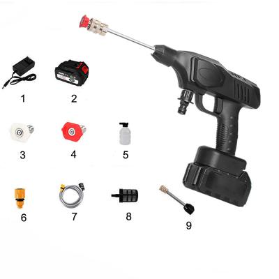 China New 24V China-Chic High Pressure Car Washers Li-ion 4000mAh Electric Car Washer Cleaner Gun for sale