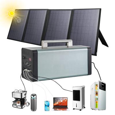 China Type C Etenda Portable Solar Power Station AC 110V 220V 1000W 2000W Large Capacity Lithium Iron Phosphate For Camping for sale