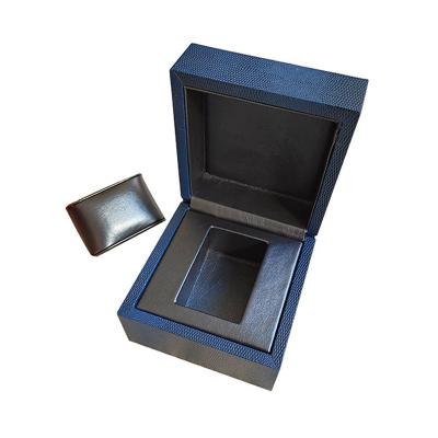 China Custom Leather Luxury Watch Display Box Simple Fashion Leather Watch Display Case for sale