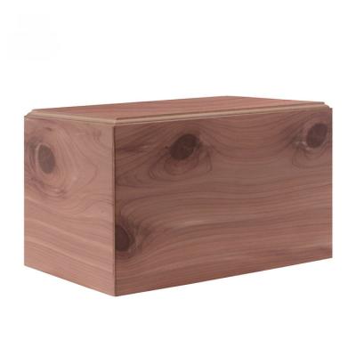 China Stored Wooden Pet Cremation Urns Boxes Wooden Urns For Ashes for sale